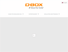Tablet Screenshot of d-box.com